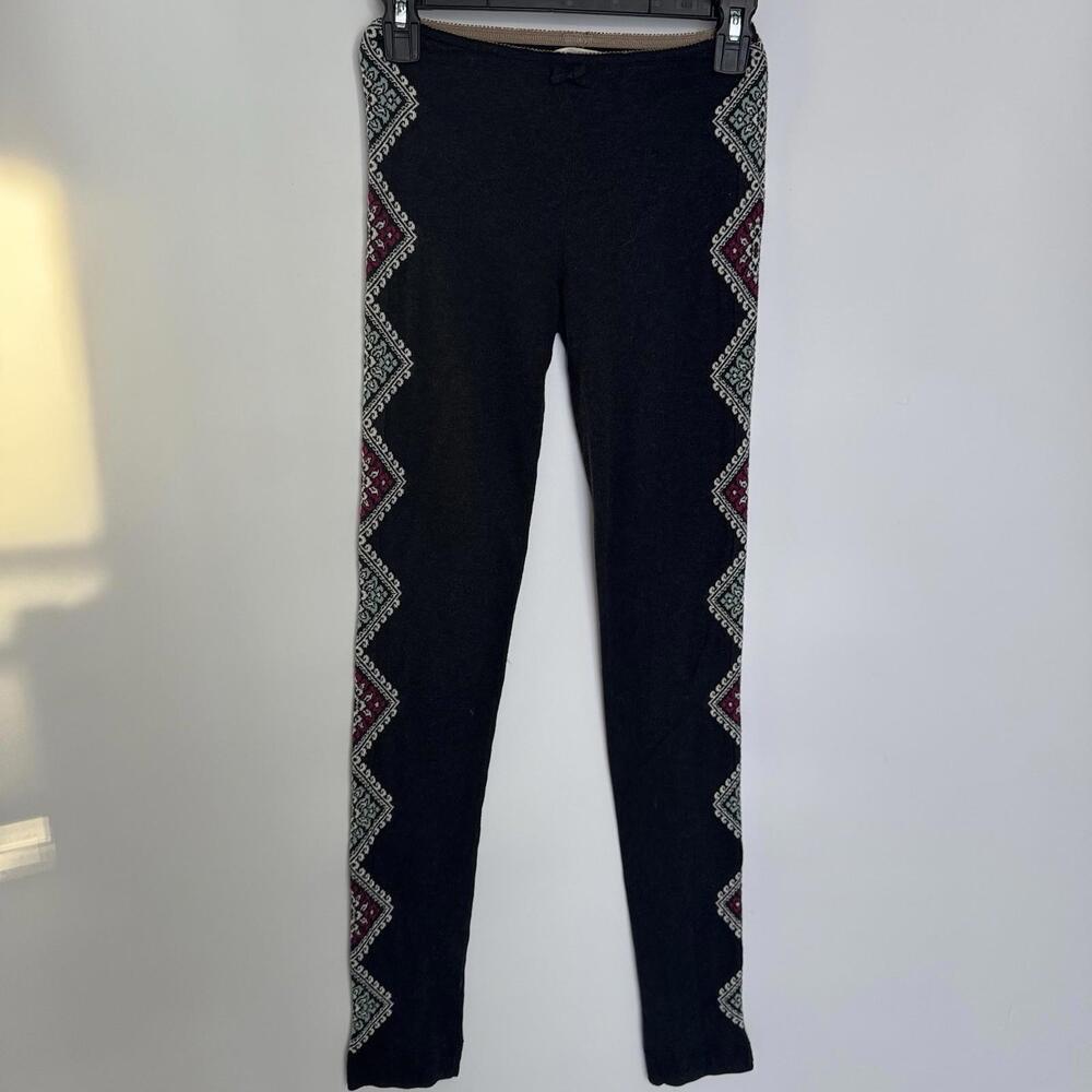 Odd Molly Celebrating Yourself Geometric Pattern Leggings Gray Purple 0 Or Xs